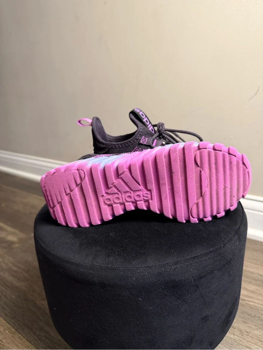 Adidas Kids athletic shoes in Purple and Pink